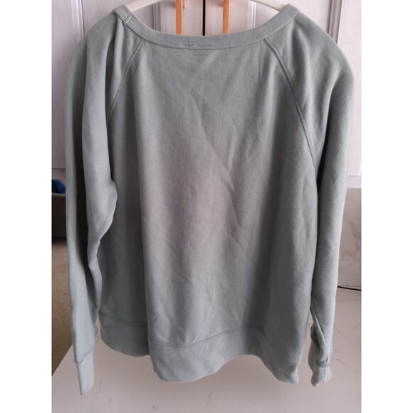 Vintage Womens crewneck Gap Original graphic Sage/grey Y2K college preppy soft - Picture 6 of 6